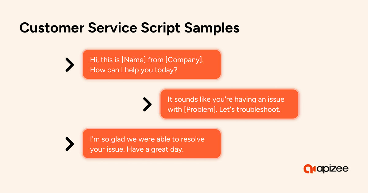 Customer Service Script Samples