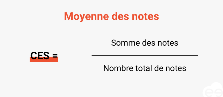 Calcul CES moyenne des notes