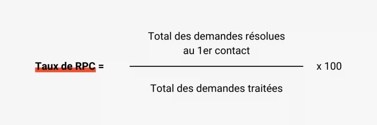 Formule calcul RPC