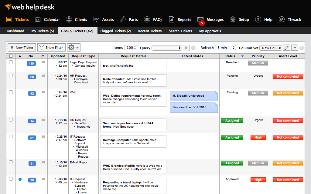 Logiciel Help Desk