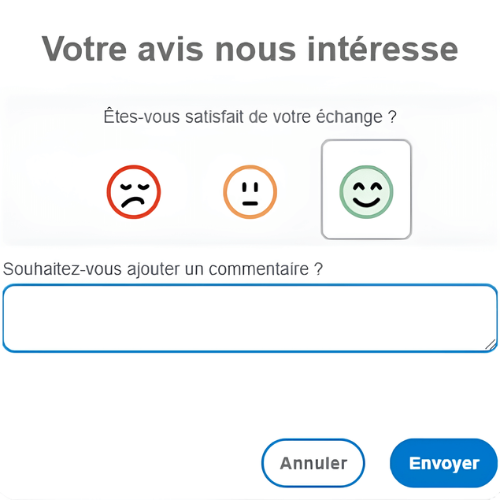 Questionnaire de satisfaction client d'Apizee