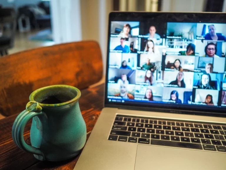 videoconference hybrid work team