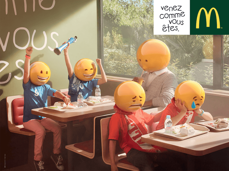 Campagne Emojis Mcdonald's