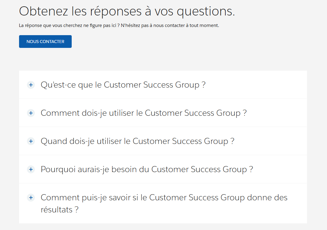 FAQ Salesforce