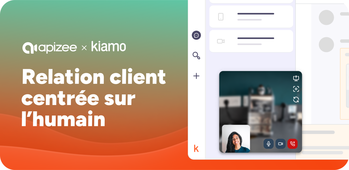 Video call dans Kiamo